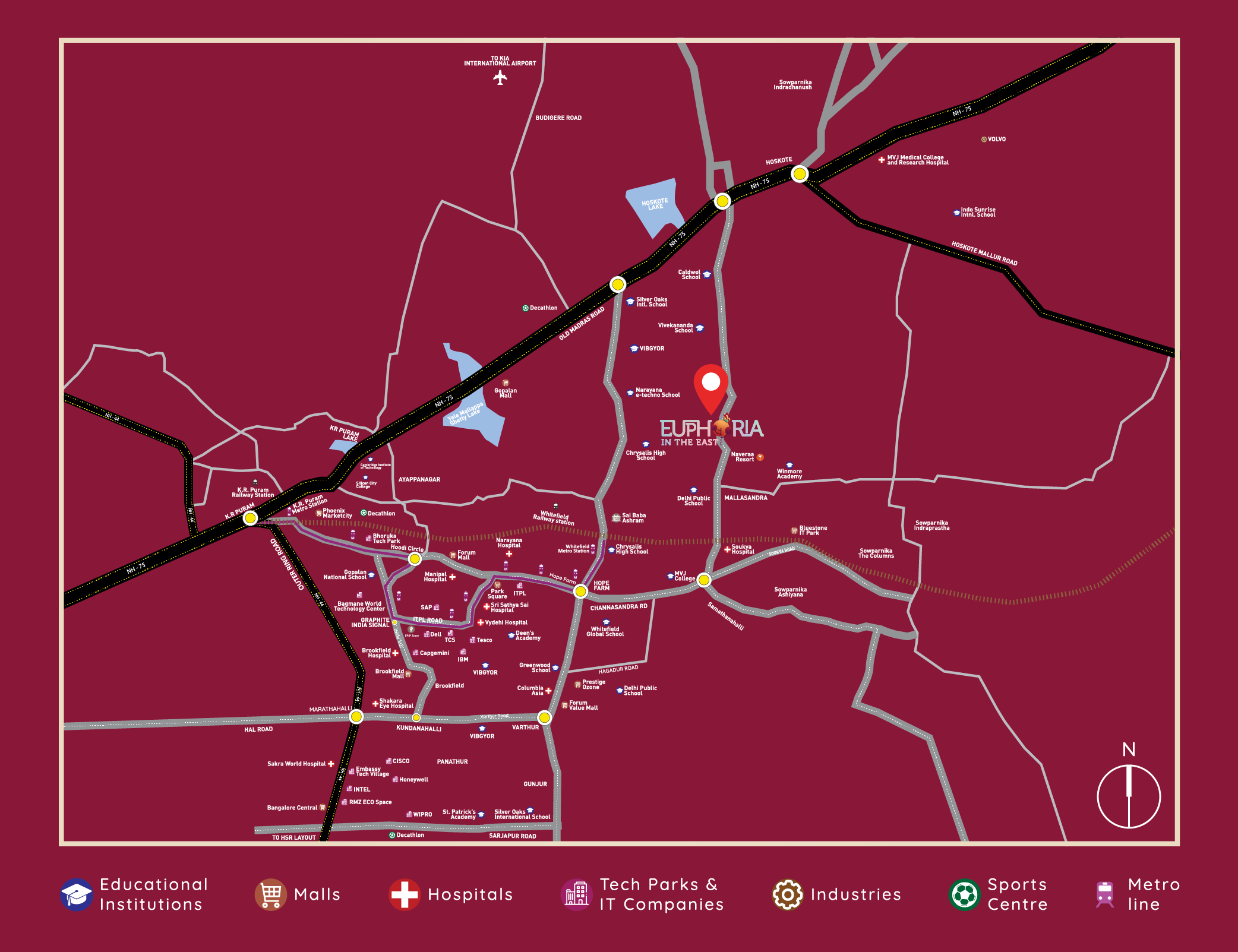 sowparnika euphoria | Route map